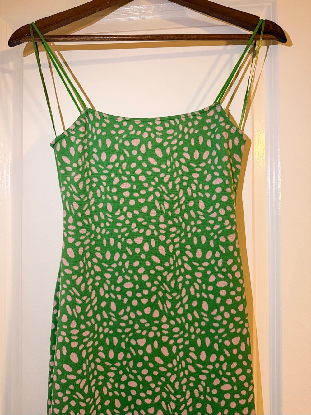ZARA Print Slip Maxi Dress